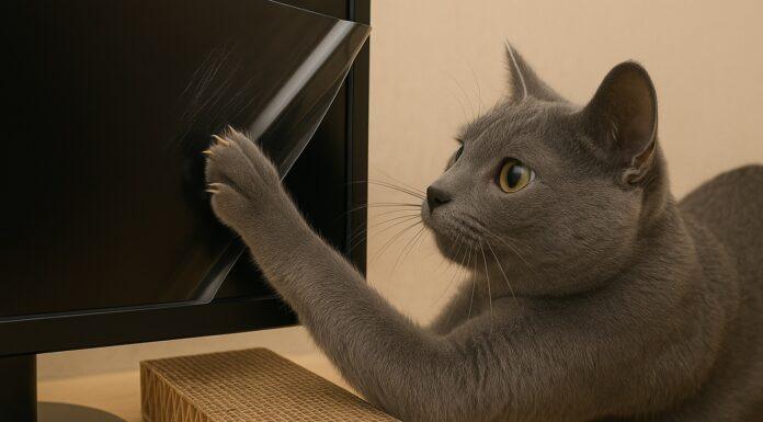 Schermi, TV e monitor: come proteggerli da zampe e graffi Schermi, TV e monitor: come proteggerli da zampe e graffi