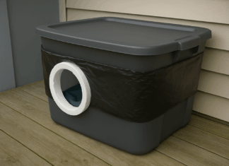 Realizzare una cuccia invernale isolata per gatti cuccia per l'inverno fai da te