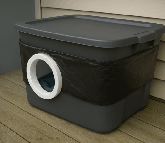 Realizzare una cuccia invernale isolata per gatti cuccia per l'inverno fai da te