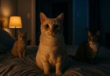 Gatto che miagola di notte: tutte le cause e le soluzioni efficaci gatto che miagola di notte