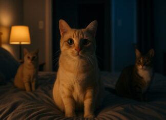 Gatto che miagola di notte: tutte le cause e le soluzioni efficaci gatto che miagola di notte