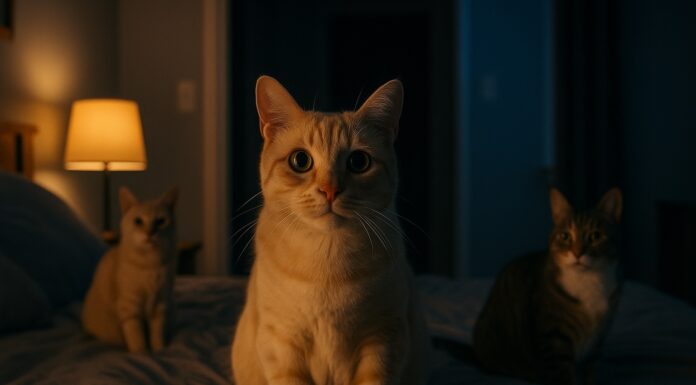 Gatto che miagola di notte: tutte le cause e le soluzioni efficaci gatto che miagola di notte