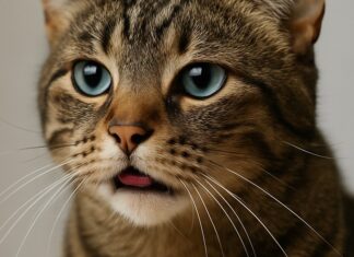 Perché il gatto sbava? Tutte le cause della salivazione eccessiva nel gatto (da innocue a molto gravi) gatto-che-sbava