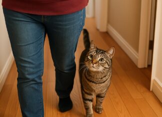 Il gatto ti segue ovunque: ecco cosa significa davvero questo comportamento il gatto ti segue ovunque