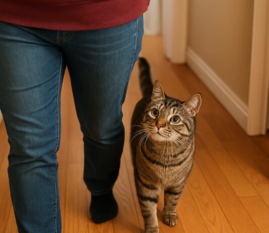 il gatto ti segue ovunque