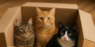 Perché i gatti amano le scatole di cartone? Scienza e motivi perchè i gatti impazziscono per i cartoni