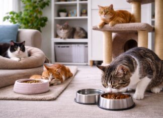 Come distribuire risorse e spazi per evitare conflitti tra gatti Come distribuire risorse e spazi per evitare conflitti tra gatti