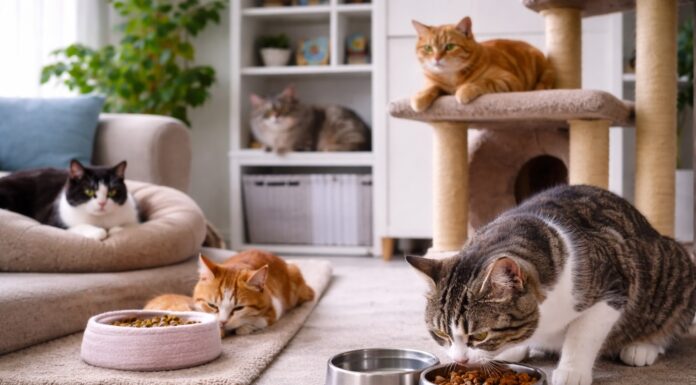 Come distribuire risorse e spazi per evitare conflitti tra gatti Come distribuire risorse e spazi per evitare conflitti tra gatti