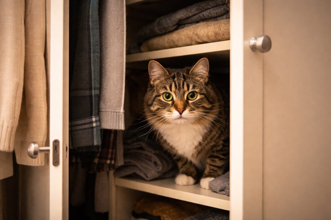 Come evitare che il gatto resti chiuso in armadi e cassetti Come evitare che il gatto resti chiuso in armadi e cassetti
