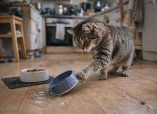 Come evitare che il gatto rovesci ciotole e distributori Come evitare che il gatto rovesci ciotole e distributori