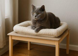 Cuccia rialzata fai-da-te: perché piace tanto ai gatti (e come farla) Cuccia rialzata fai-da-te