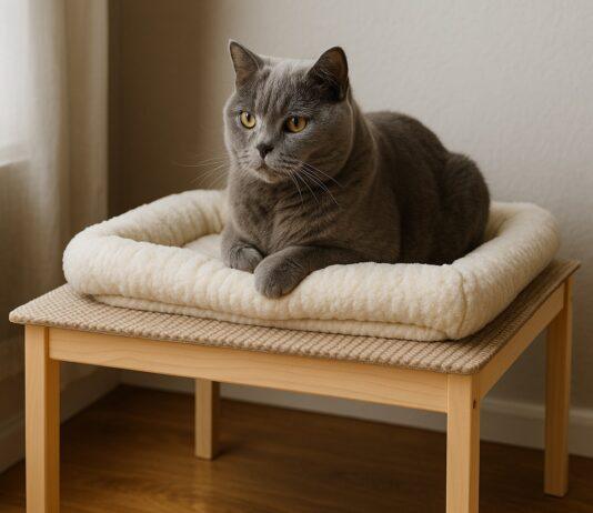 Cuccia rialzata fai-da-te: perché piace tanto ai gatti (e come farla) Cuccia rialzata fai-da-te