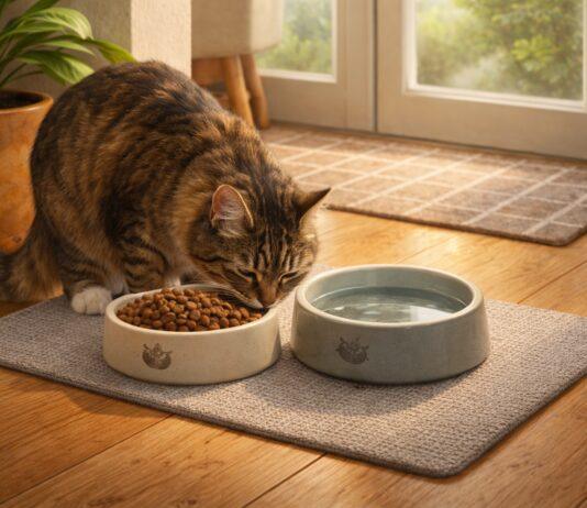 Dove mettere le ciotole del gatto