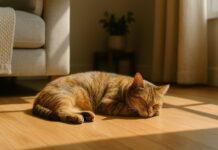 Gatto che cambia posti preferiti per dormire: termoregolazione o sicurezza? Gatto che cambia posti preferiti per dormire