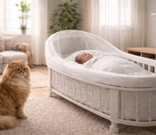 Gatto e neonato: i primi giorni in casa
