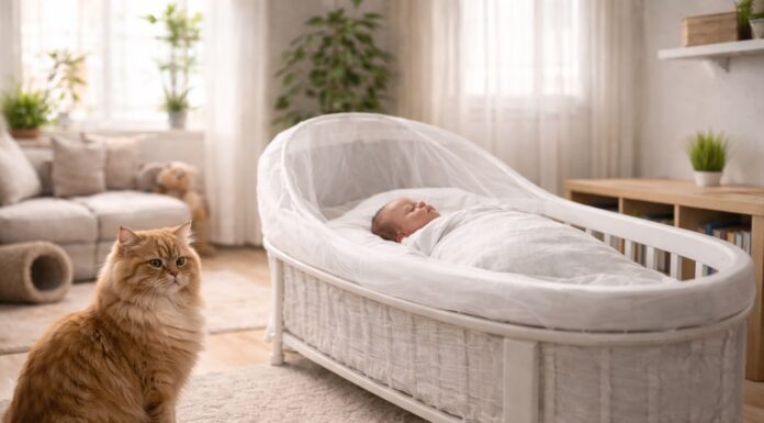 Gatto e neonato: i primi giorni in casa