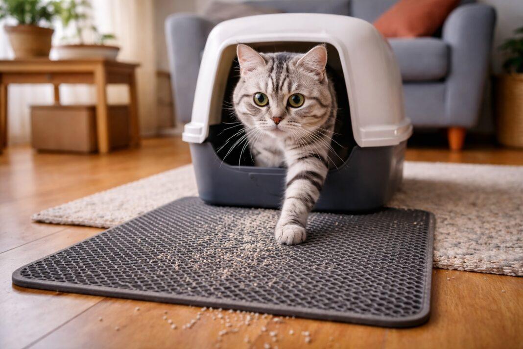 Gestire la sabbietta che il gatto porta in giro per casa Gestire la sabbietta che il gatto porta in giro per casa