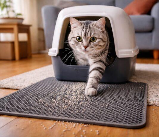 Gestire la sabbietta che il gatto porta in giro per casa