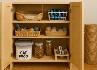 L’armadio del gatto: come organizzare accessori, giochi e cibo in modo furbo L’armadio del gatto