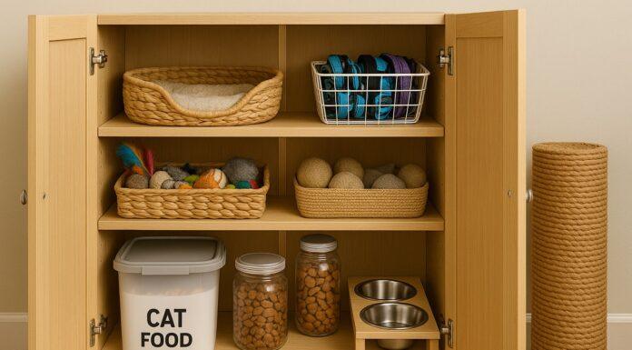 L’armadio del gatto: come organizzare accessori, giochi e cibo in modo furbo L’armadio del gatto