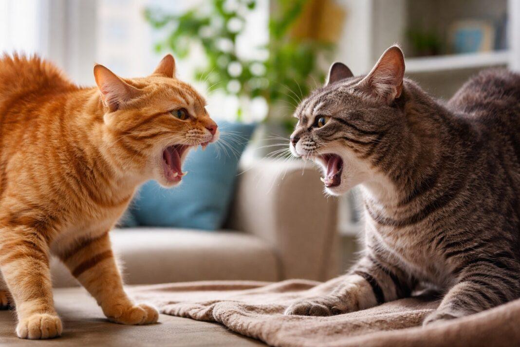 Perché due gatti che prima andavano d’accordo ora litigano Perché due gatti che prima andavano d’accordo ora litigano