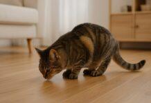 Perché il gatto annusa il pavimento come se ci fosse qualcosa Perché il gatto annusa il pavimento