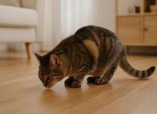 Perché il gatto annusa il pavimento come se ci fosse qualcosa Perché il gatto annusa il pavimento