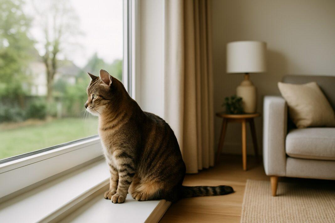 Perché il gatto guarda fuori dalla finestra Perché il gatto guarda fuori dalla finestra