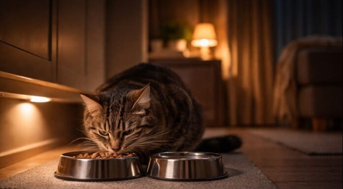 Perché il gatto mangia solo di notte Perché il gatto mangia solo di notte
