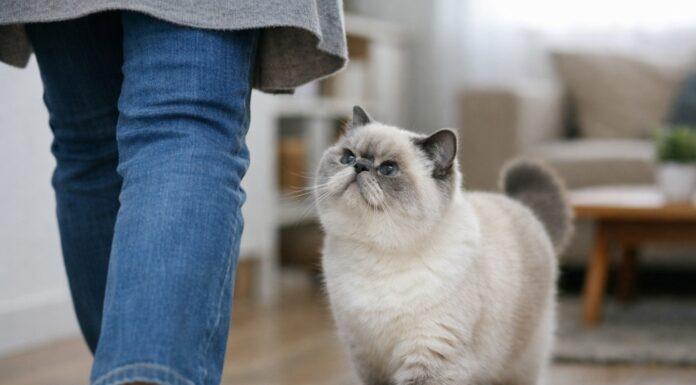 Perché il gatto segue alcune persone