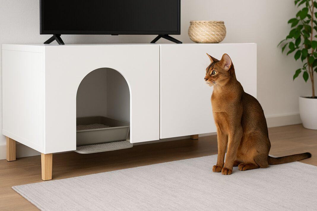 Soluzioni creative per nascondere la lettiera Soluzioni creative per nascondere la lettiera