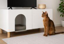 Soluzioni creative per nascondere la lettiera in piccoli spazi Soluzioni creative per nascondere la lettiera