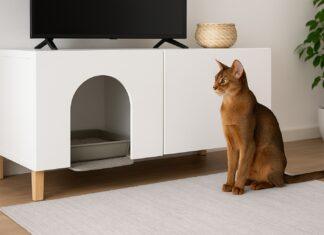 Soluzioni creative per nascondere la lettiera in piccoli spazi Soluzioni creative per nascondere la lettiera