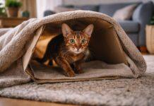 Tunnel fai-da-te per gatti curiosi Tunnel fai-da-te per gatti curiosi