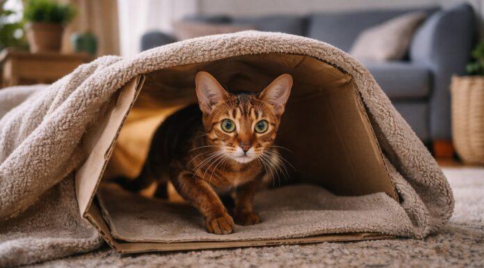 Tunnel fai-da-te per gatti curiosi Tunnel fai-da-te per gatti curiosi