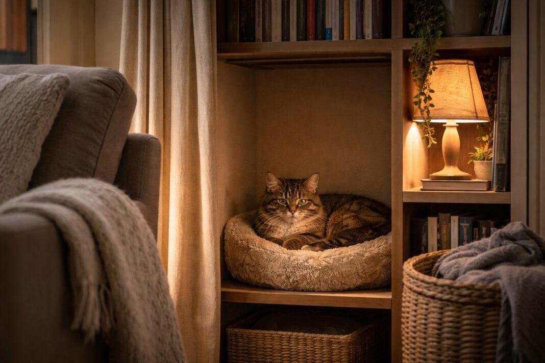 angolo tranquillo per il gatto angolo tranquillo per il gatto