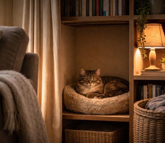 Creare un angolo tranquillo per il gatto in una casa rumorosa angolo tranquillo per il gatto