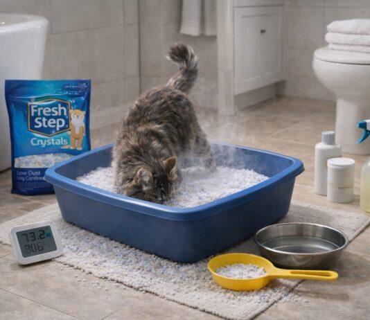 cambiare completamente la lettiera del gatto