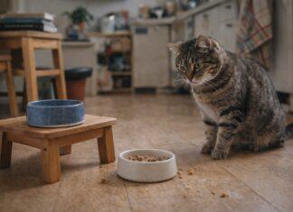 Idee fai-da-te per separare cibo e acqua del gatto in modo intelligente cibo e acqua del gatto