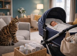 Spazi, odori e routine: aiutare il gatto ad adattarsi al nuovo equilibrio familiare gatto nuovo equilibrio familiare