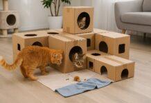 Creare un labirinto di scatole per gatti a costo zero labirinto di scatole per gatti