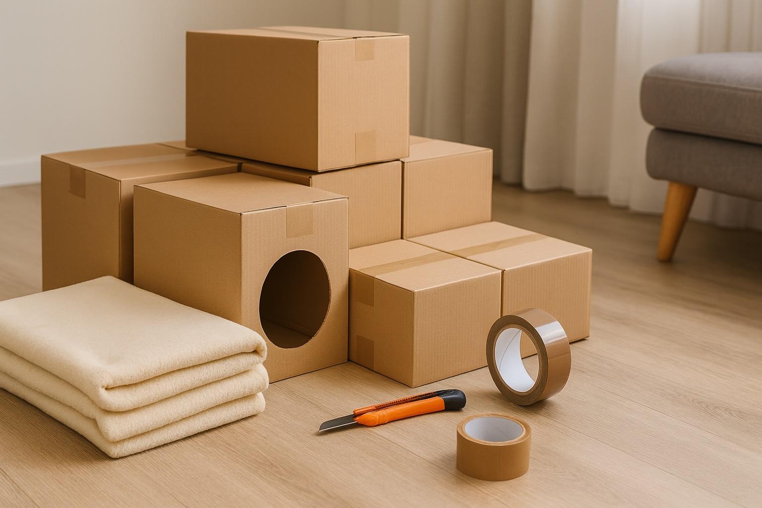 materiale labirinto scatole