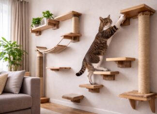 Realizzare una parete per arrampicata felina parete per arrampicata felina