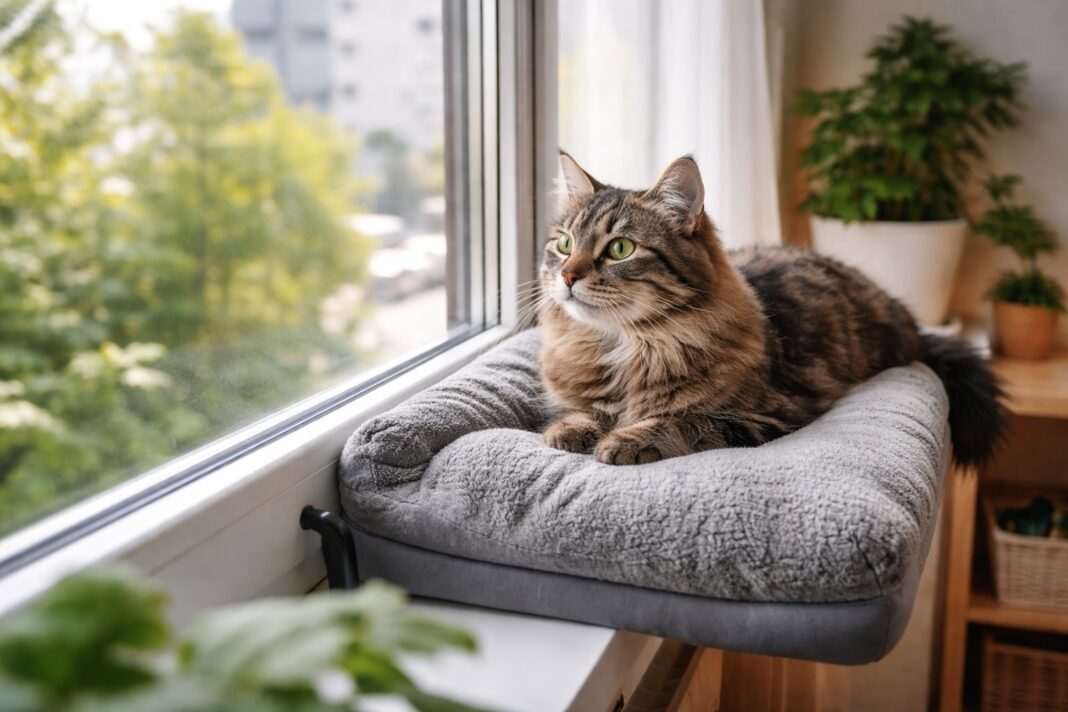 postazione finestra gatto postazione finestra gatto