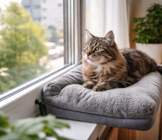 postazione finestra gatto