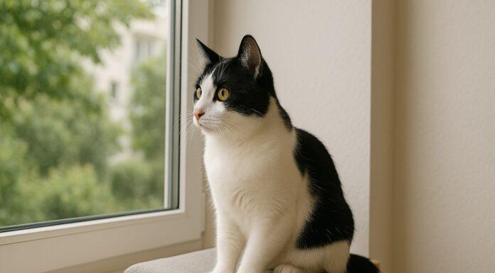 postazione finestra sicura per gatti
