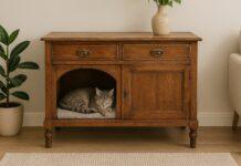 Trucchi per trasformare un vecchio mobile in una cuccia elegante trasformare un vecchio mobile in una cuccia