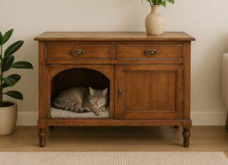 Trucchi per trasformare un vecchio mobile in una cuccia elegante trasformare un vecchio mobile in una cuccia