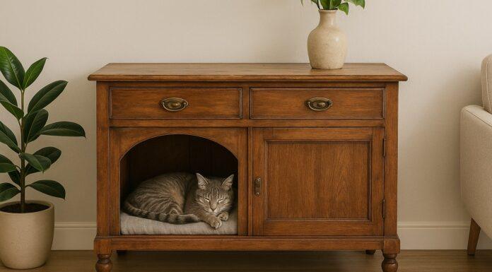 trasformare un vecchio mobile in una cuccia