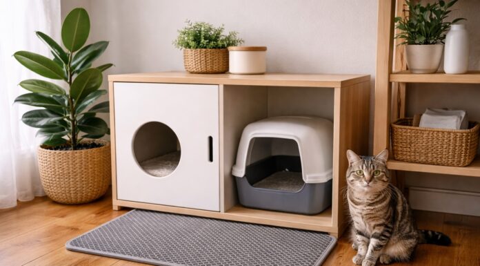 Come organizzare una zona lettiera discreta ma funzionale zona lettiera